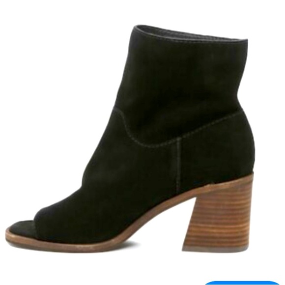 LUCKY BRAND RYEMI PEEP TOE ANKLE BOOT - Picture 1 of 16